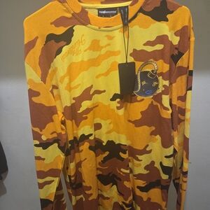 The Hundreds Camo Long Sleeve Shirt. Brand New With Tags